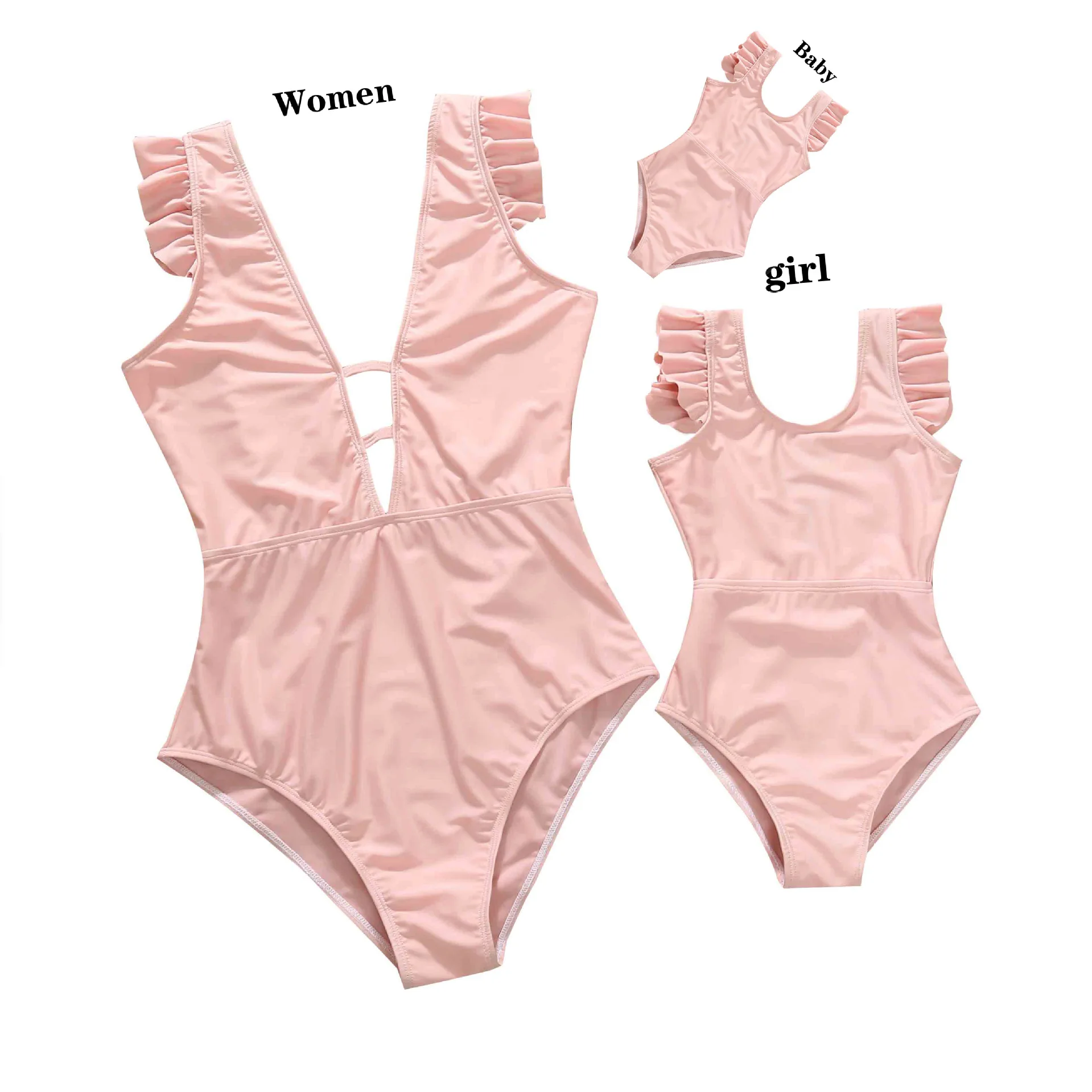 

2022 Dad Son Swimwear Beach Bath Swimsuits Family Swimsuit Bikini Mommy and Me Clothes Mom and Daughter Matching Dresses Outfits