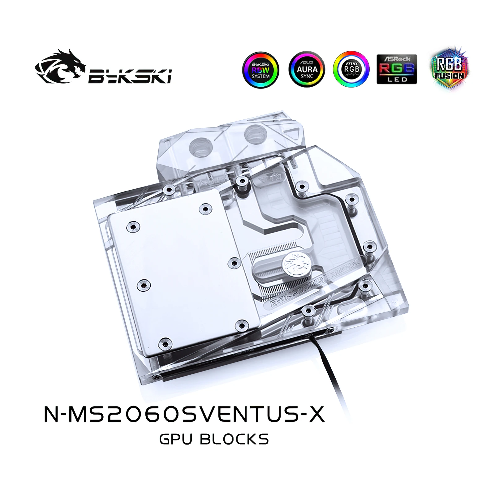 

Bykski N-MS2060VENTUS-X GPU для MSI RTX2060 Super 8G VENTUS XS