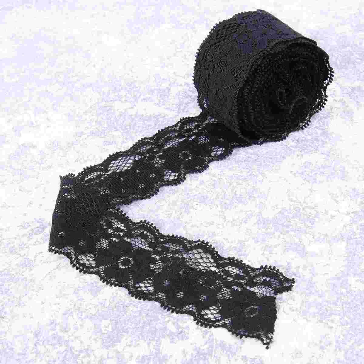 

Lace Ribbon Ribbonsblack Sewing Stretchy Diy Craft Wedding Bridal Wrapping Trim Gift Burlap Crafts Flower