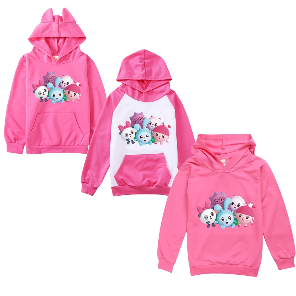 

Babyriki Kids Hoodie Sweatshirt Toddler Boys Girs Spring Autumn Hooded Cartoon Printed Long Sleeve Shirt Clothes Christmas Gift
