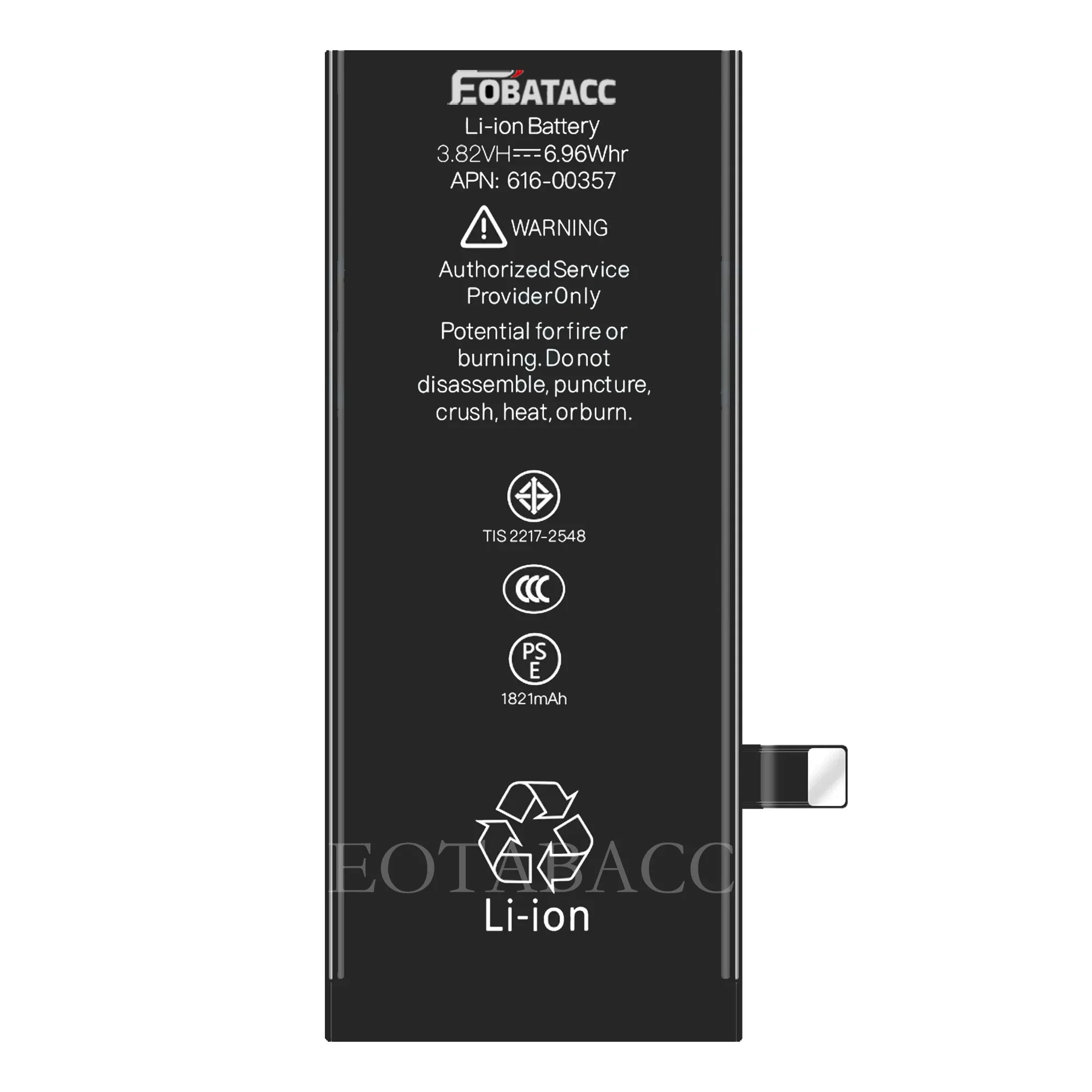 EOTABACC Высокое качество 100% оригинальный аккумулятор для iPhone 8G A1863 A1905 A1906 A1907