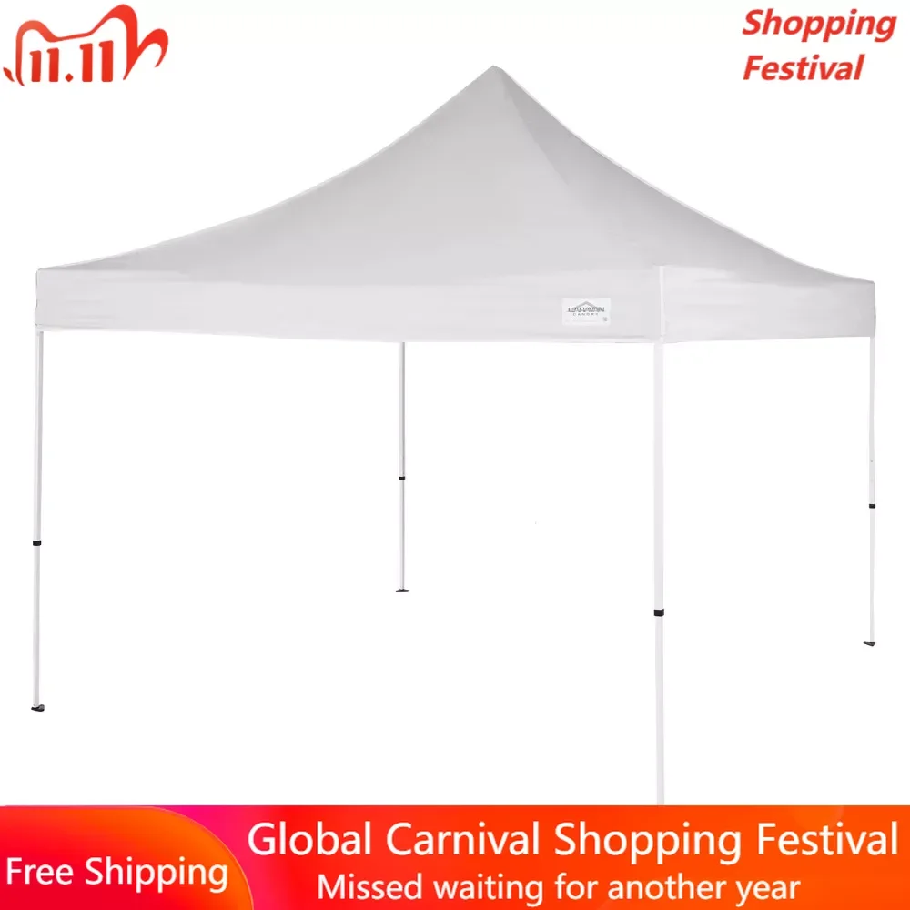 

42.25 Sq. Ft of Shade Outdoor Shadow Awning Cirrus Instant Slant Canopy Kit 8' X 8' White Awnings for Gardens and Terraces Tent