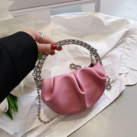 round diamond handle mini pu leather crossbody bag 2022 summer trends designer fashion women handbags and purses cute clutch