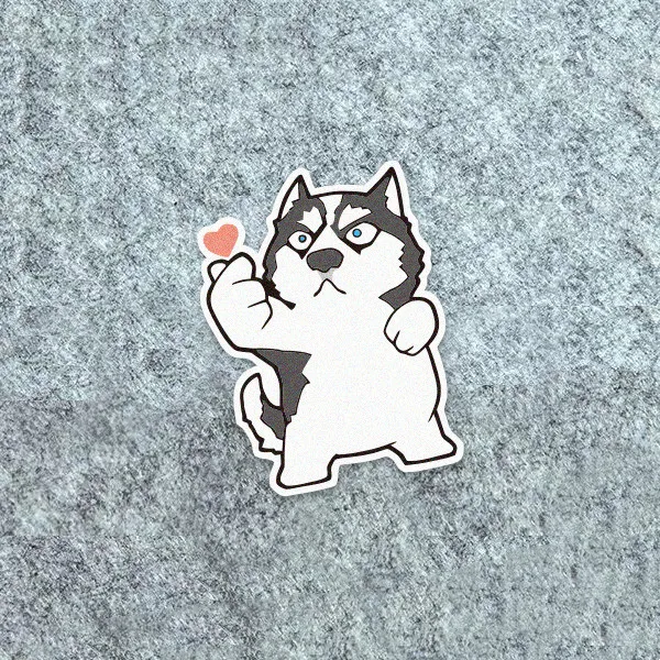 Наклейки на автомобиль с надписью Love Pet Dog