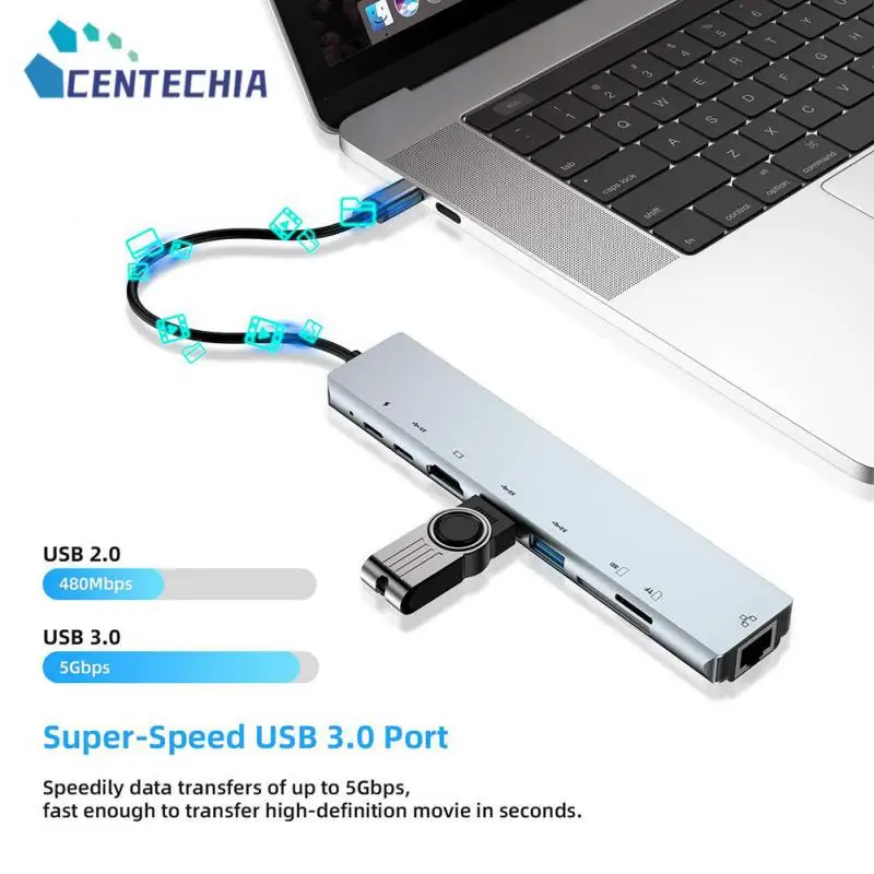

Док-станция Usb 3,0 портативная с поддержкой быстрой зарядки, 87 Вт
