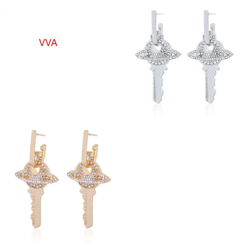 

Новинка 2022 г., виденьен westwoo VVA little saturn, серьги для ключей Saturn, изысканные ювелирные изделия для банкета, необходимые модные товары