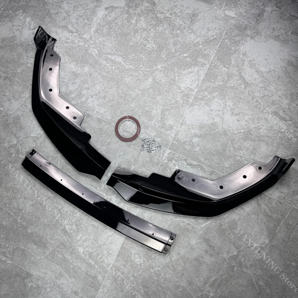 

Для BMW 3 серии G20 G21 318i 320i 330i M340i M-Sport 2019-2022 передний бампер, разделитель губ, диффузор, спойлер, защита, глянцевый черный