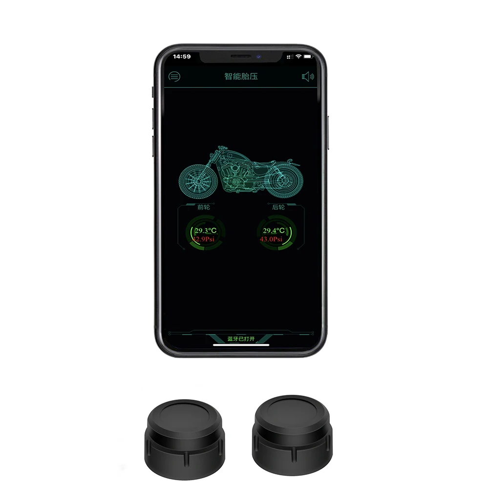 

Датчик давления в шинах, Сменный датчик для мотоцикла TPMS ABS + PC
