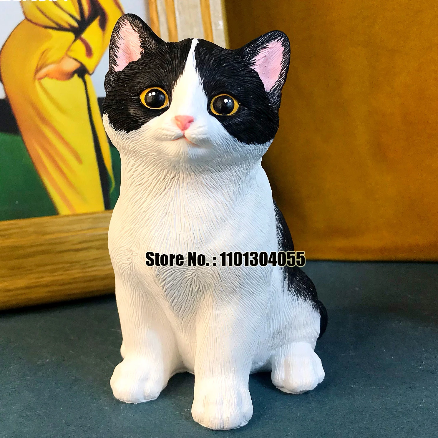 Симпатичная форма для смолы в виде киски силиконовая изготовления 3d-котят и