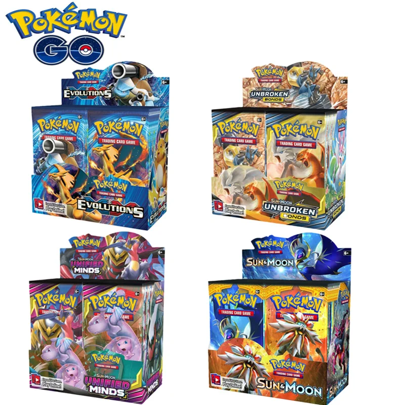 

360Pcs/box English Version Pokemon Cards Best Selling Booster Box Sword Shield Collection Cards Game Carte Kids Battle Toys Gift