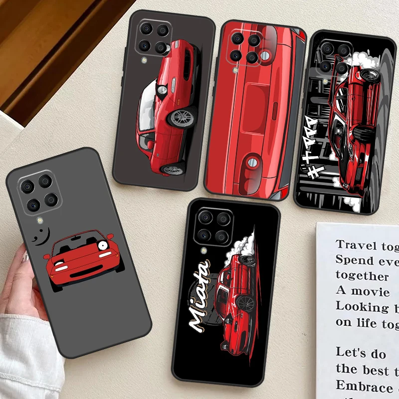 Красный чехол Miata Mx5 Na для Samsung Galaxy M20 M31 M51 M12 M32 M52 M13 M23 M33 M53 M30s M31s M14 M34 M54