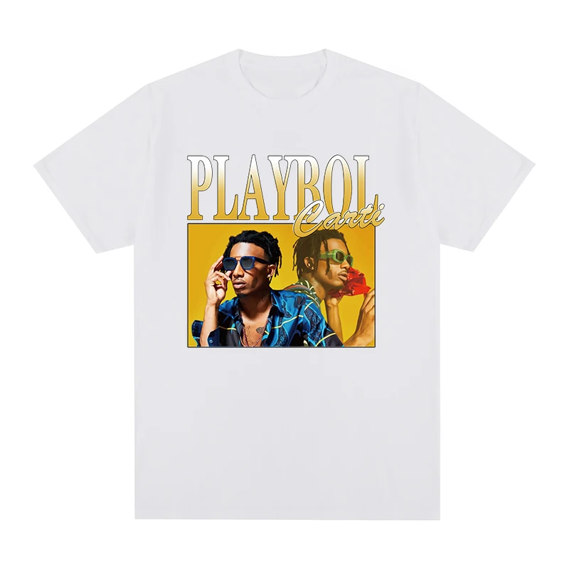 

Playboi Carti vintage 90s rap hip hop T-shirt art Cotton Men T shirt New TEE TSHIRT Womens