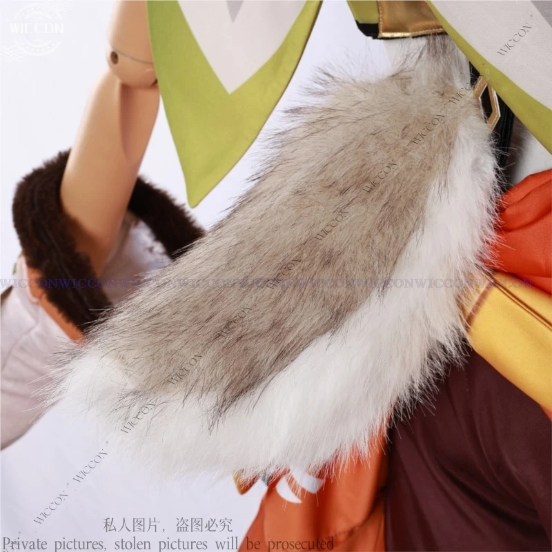 Кахина Косплей Костюм Парик Хэллоуин Вечеринка Аниме Игра Genshin Impact Натлан