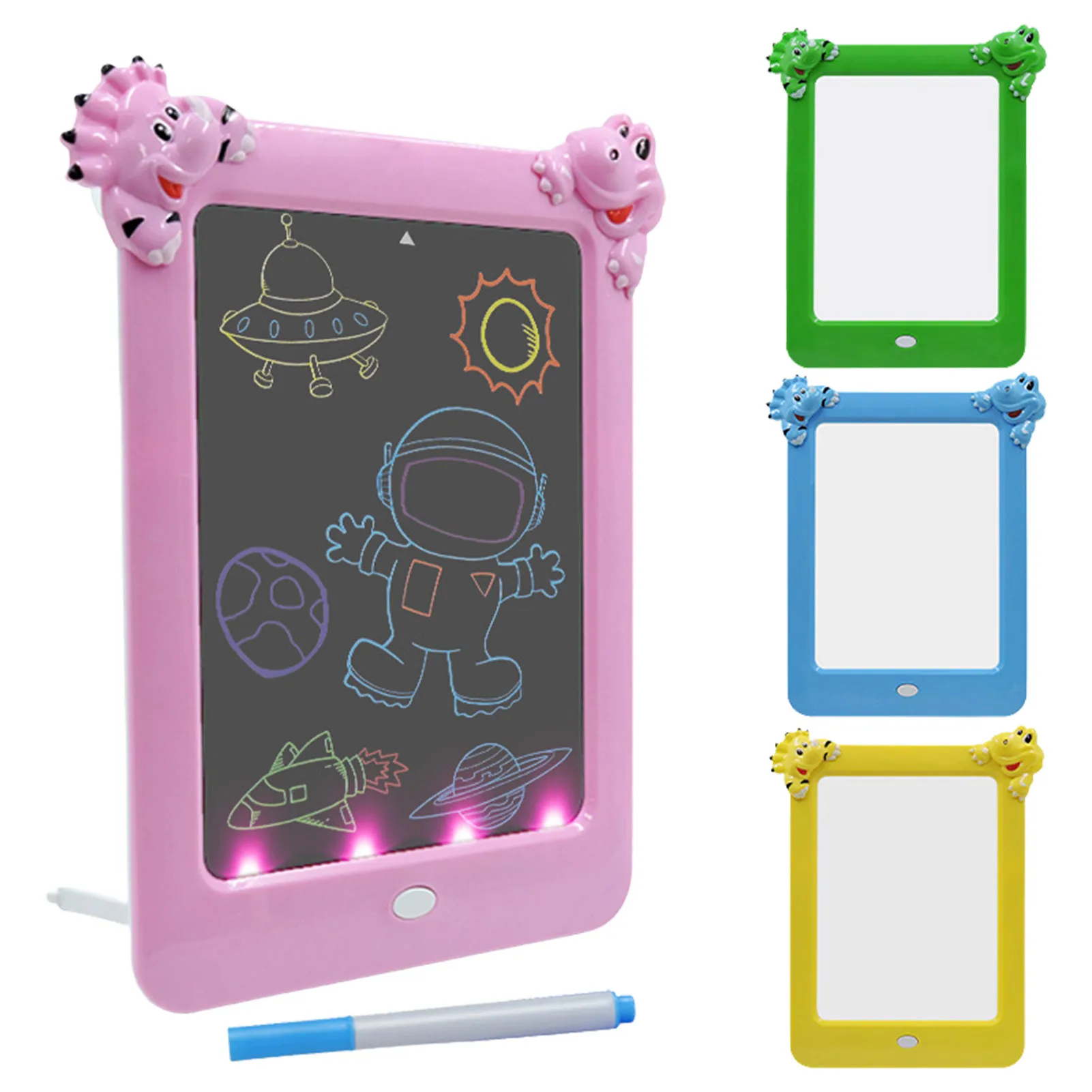 

3D Glowing Drawing Board LCD Drawing Tablet For Children's Toys Painting Tools Electronics Writing Board Kids Educational Toys