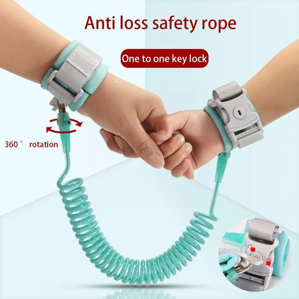

Child Safety Harness Anti Lost Wrist Toddler Leash Traction Walking Outdoor Rope Wristband Baby Accessories Kid Strap Activ I0e9