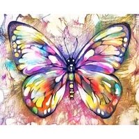 gatyztory oil painting by numbers colorful butterfly animals picture by number handmade 60x75cm frame on canvas home artworks