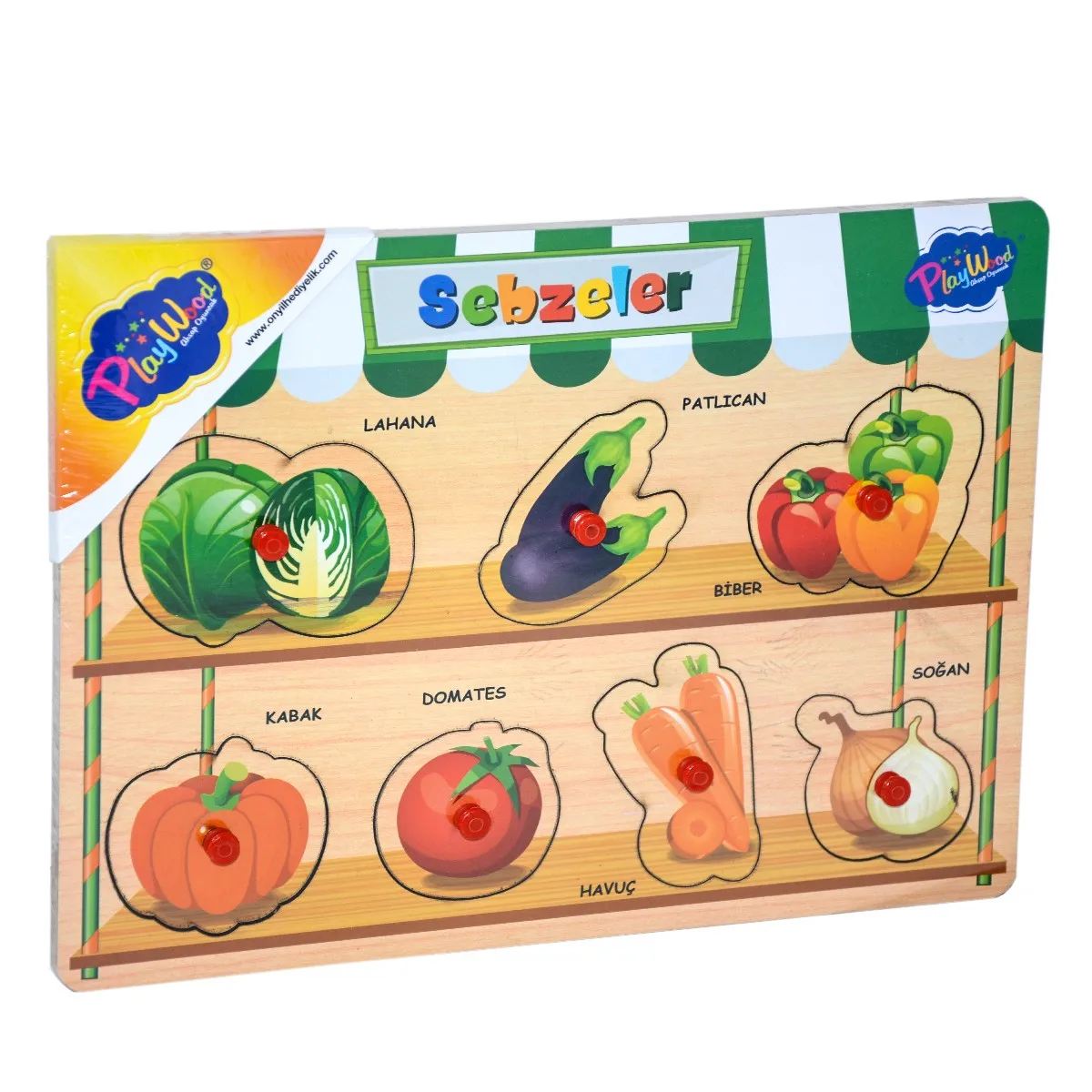 

Деревянная головоломка для хранения овощей и фруктов