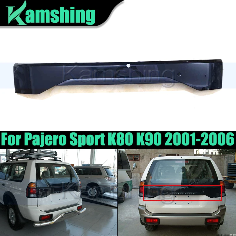 

Накладка на заднюю дверь автомобиля для Pajero Sport K80 K90 для Montero Sport для Nativa Shogun, декоративная пластина на заднюю дверь