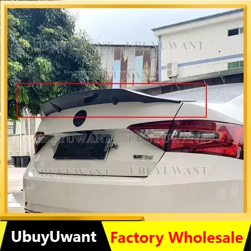 Автомобильные аксессуары для Skoda Superb 2015- 2019 УГЛЕРОДНЫЙ Задний спойлер багажника