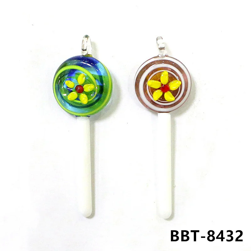 

2 шт., стеклянная подвеска "конфета", JSSMTLP