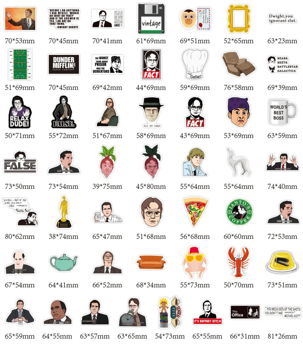 

10/50 шт., наклейки на тему ТВ-шоу, скейтборда, холодильника, гитары, путешествий, сноуборда, мотоцикла, багажа