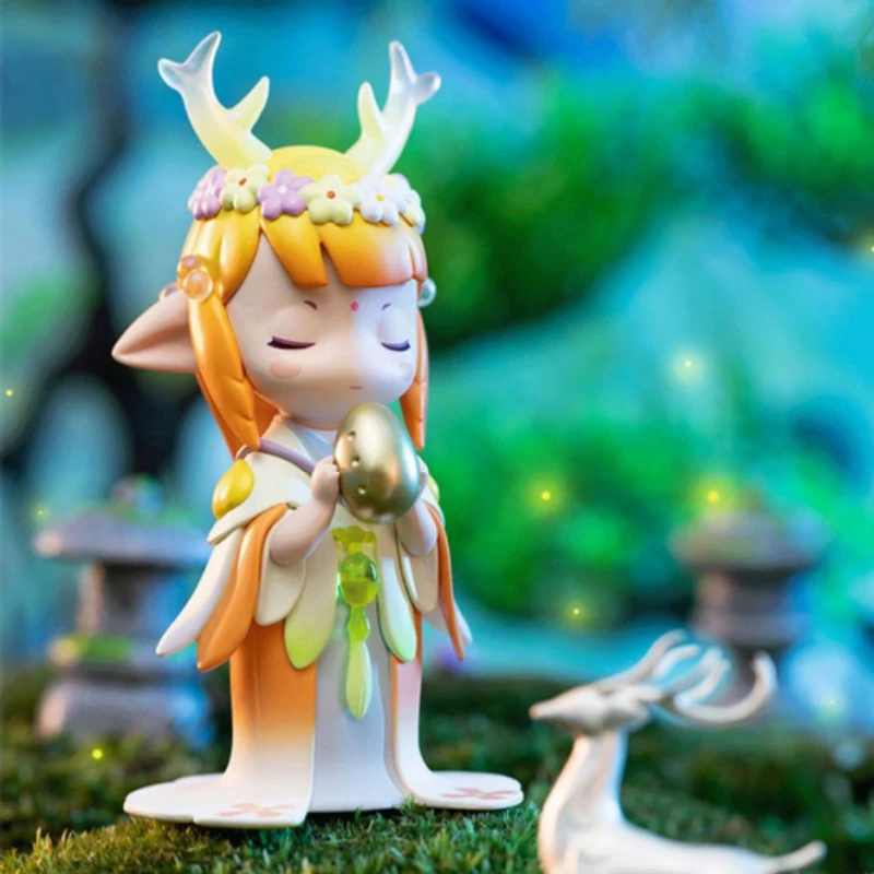 Оленький дух маленький Санг Бог персик музыкальный учитель национальная