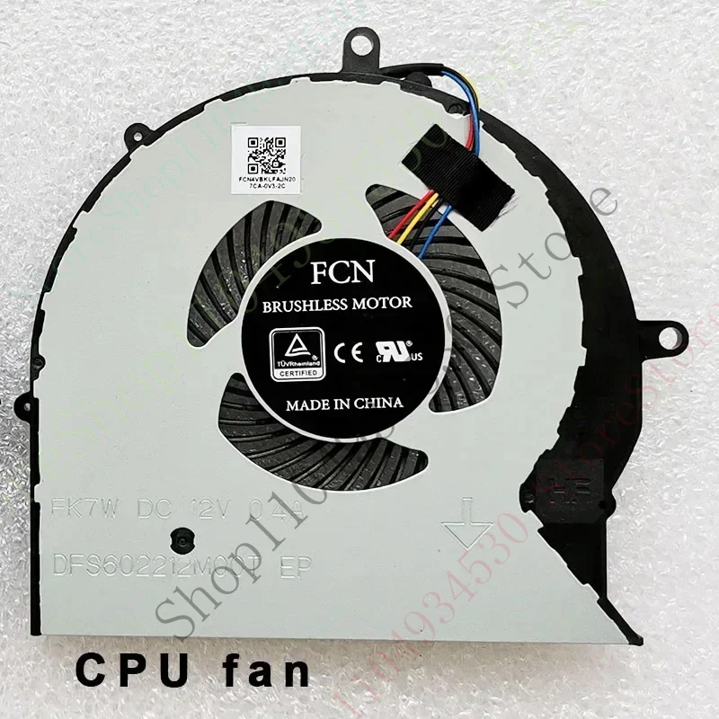 Фото QZC ноутбук CPU GPU вентилятор кулер радиатор для Asus ROG Strix gl503vm gl703vm fx63v fx63vm fz63vm fx63vm7300 fx63vm7700 №4