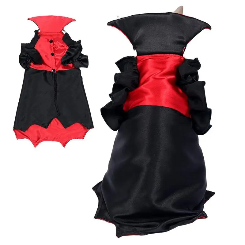 

Halloween Pet Cat Clothes Cloak Cape Durable Funny Vampire Party Apparel Halloween Pet Accessories For Role Play Party Birthday