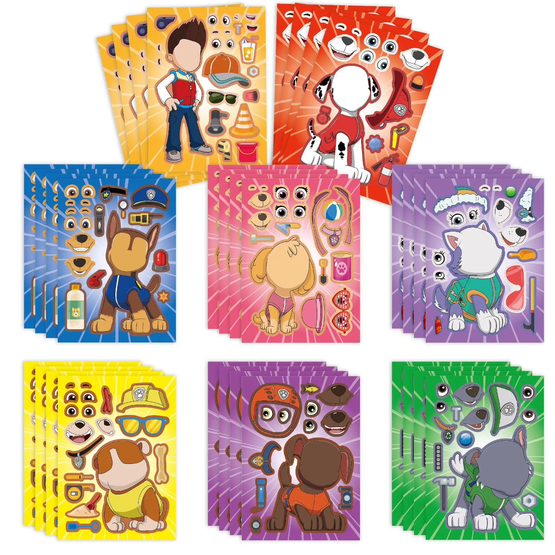 Милые картинки из м/ф Щенячий патруль 8/16 листов