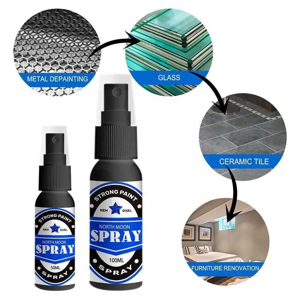 

50/100ml Strong Paint Removal Spray Quick Portable Spray Removal Car Cleaning Car Maintenance Paint Dropship Tool Corrosive G9l3