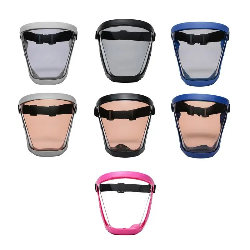 

Anti Fog Face Shield Reusable Oil Splash Proof Mask Full Face Shield Eye Facial Head Cover Washable Work Protection Glasses
