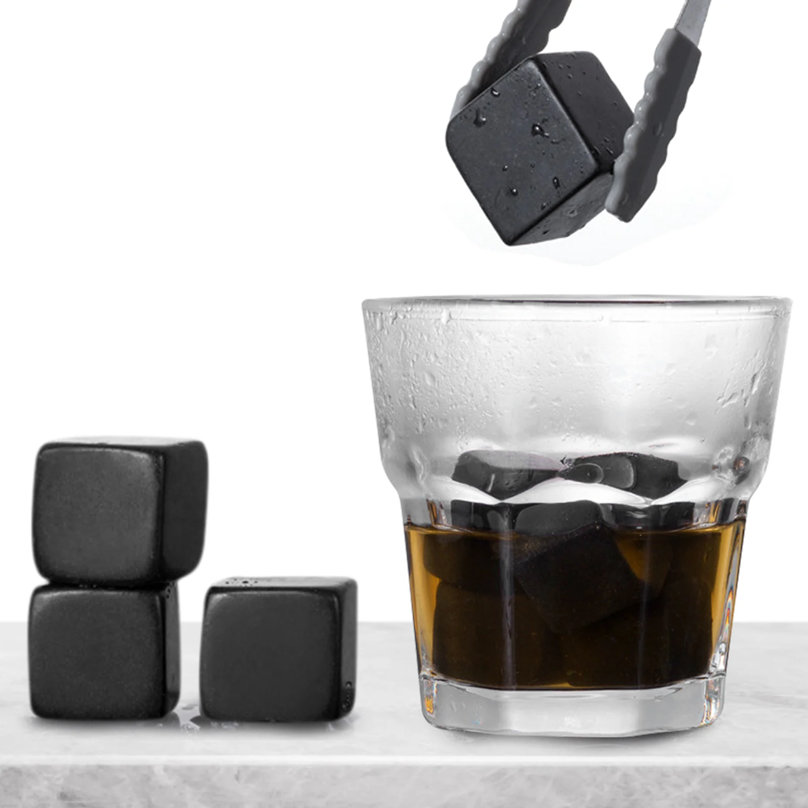 

Whisky Chilling Stones And Glasses Set 9 Pieces Whiskey Chilling Rocks For Whisky Scotch Bourbon Whiskey Stones With Tong Velvet