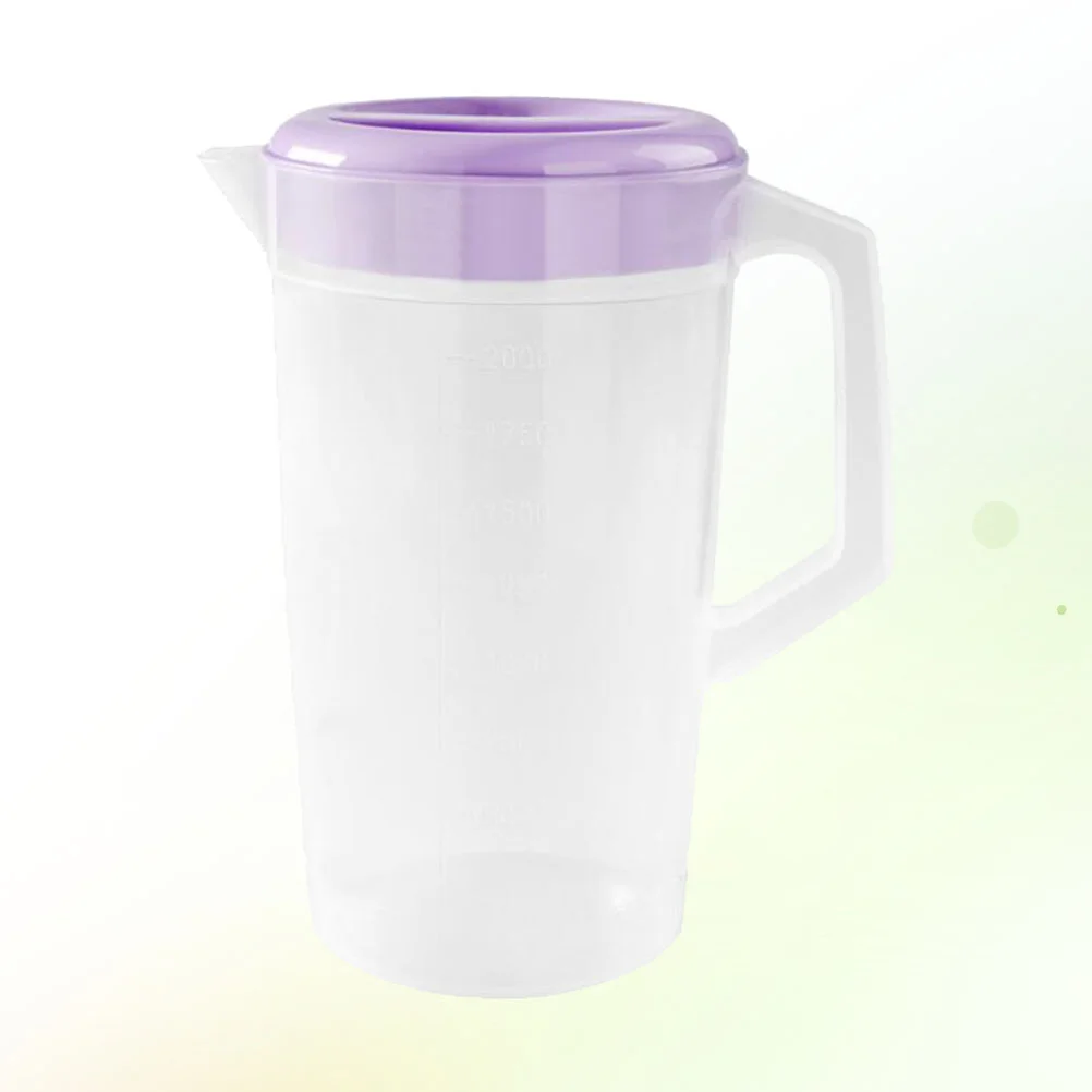 

Pitcher Water Lid Jug Tea Plastic Spout Pitchers Kettle Beverage Gallon Iced Cold Handle Drink Fridge Filter Pot Jugs Dispenser