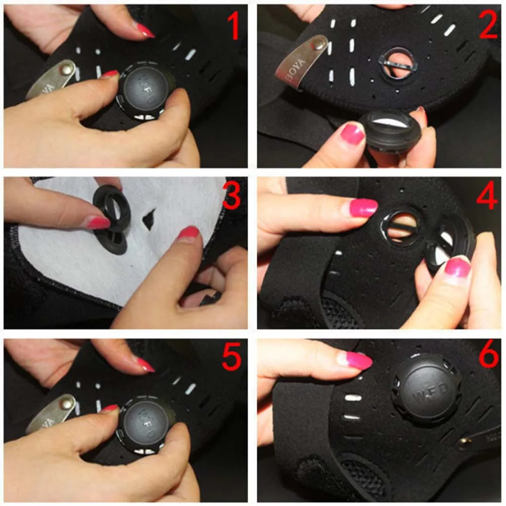 Велосипедный шарф для лица велосипедная маска с фильтром мужские вентиляционные