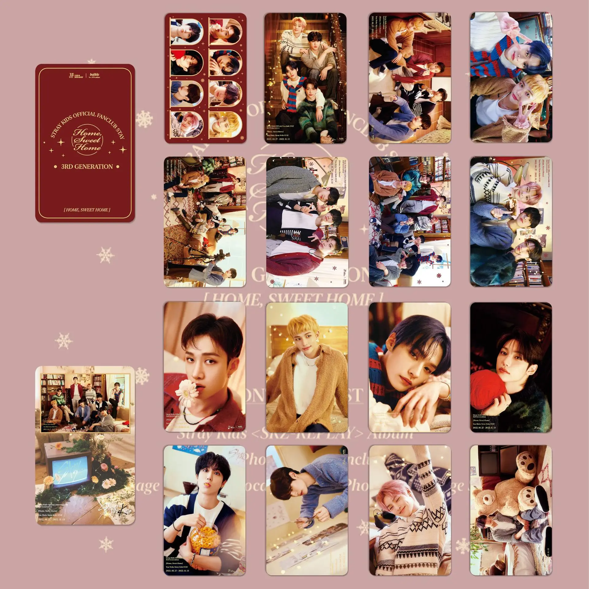 

Kpop Idol 8pcs/set Lomo Cards Stray Kids Photocards Photo Card Postcard for Fans Collection