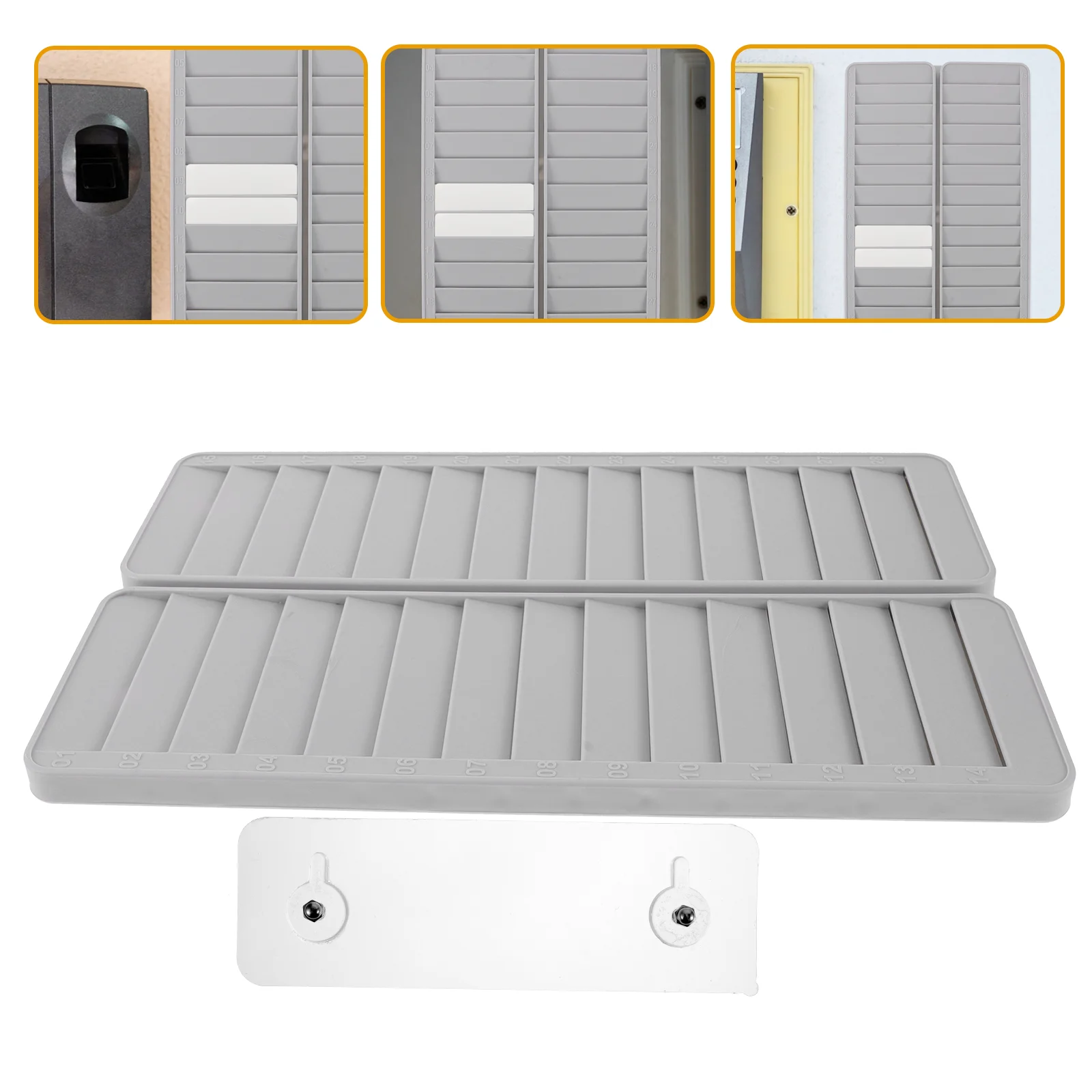 

Material Card Rack Office Cards Holder Vertical Attendance Machine School Supply