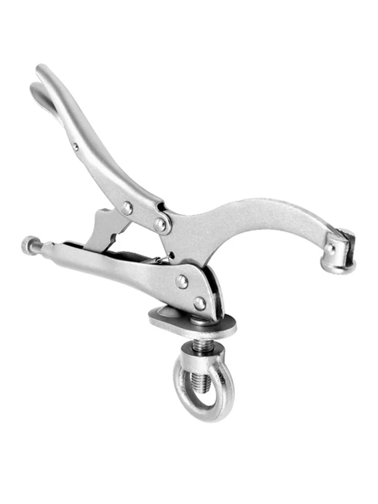 

9 Inch Drill Press Vice Clamp Woodworking Holding With Lock and Release Lever Locking Pliers Woodworking Tools disengagement