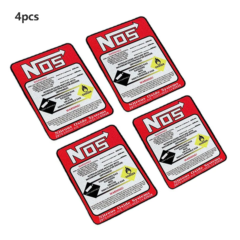 

4 шт., наклейки на мотокросс, оксид азота