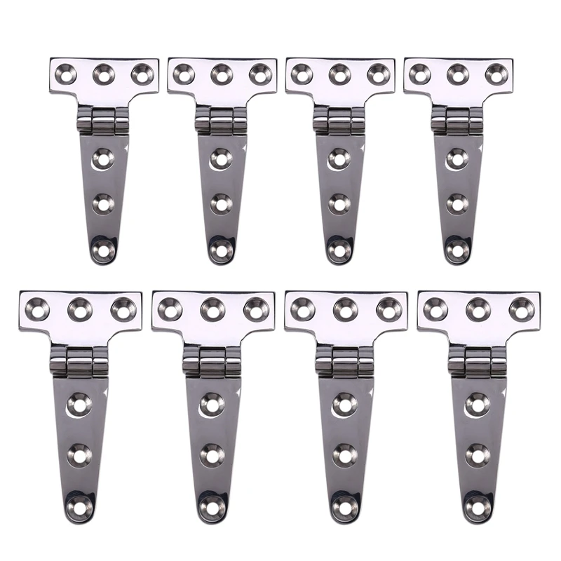 

4 Pieces Marine Grade 316 Stainless Steel Door Hatch Hinge Boat/Yacht Hardware High Polished Surface Professional