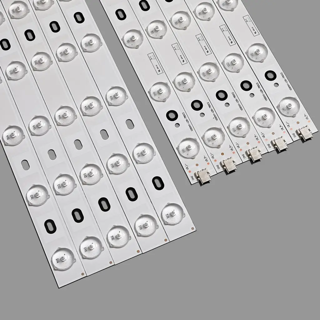 New Kit 10pcs LED backlight strip for LED58R5500F V580HK1-L06 V580H1-LD6-TLDC2 V580H1-LD6-TRDC2 V580H1-LD6-TLDC3 TRDC3