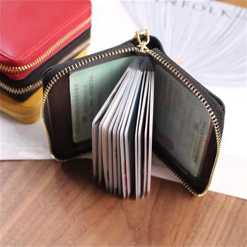 Женский/мужской держатель для визиток кошелек чехол