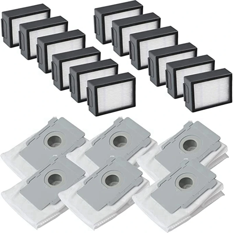 

Replacement Filter Disposal Dust Bags For Irobot Roombai7 I7+ E5 E6 I3 Clean Base