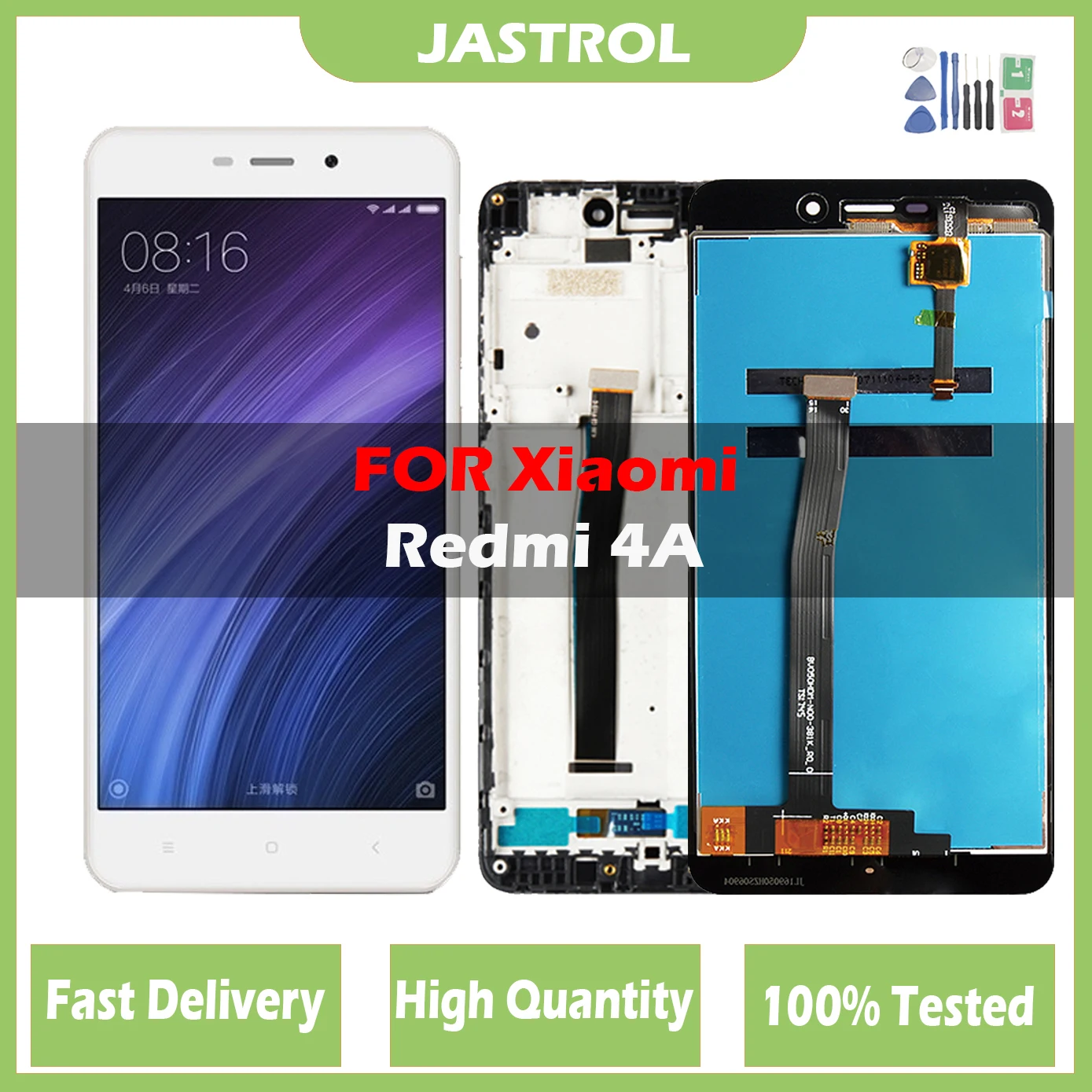 

5.0" Original LCD For Xiaomi Redmi 4A Display Touch Panel Digitizer Assembly Replacement For 2016117 Screen With Frame