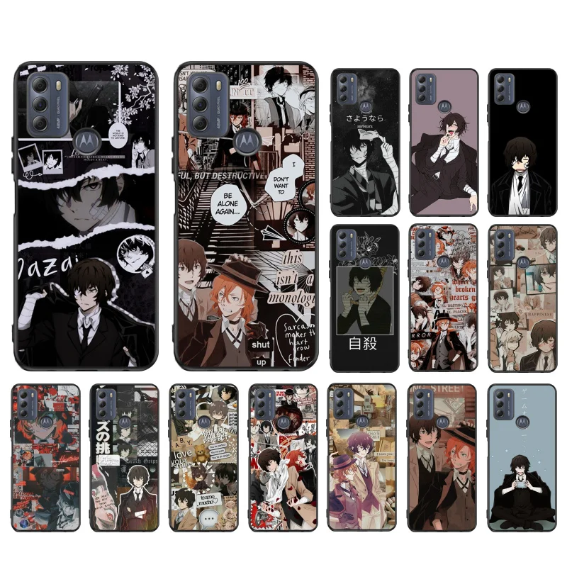 

Bungou Stray Dog Case for Motorola G22 G60 G52 G100 GStylus G30 G10 G20 G50 GPure E32 E20 E40 E7Power Edge 20 lite Pro OneAction