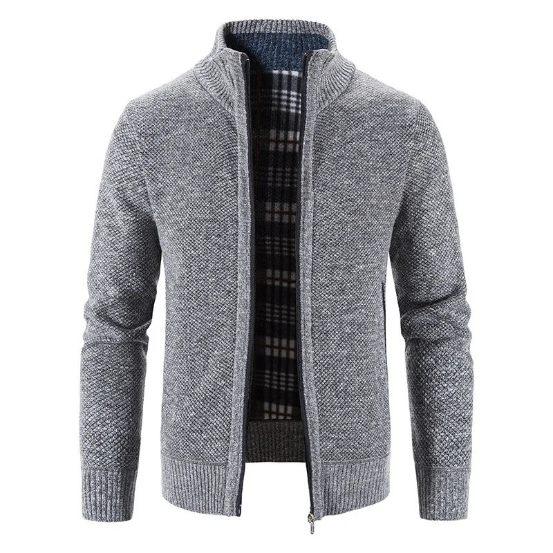 New Spring Autumn Knitted Sweater Men Fashion Slim Fit Cardigan Men Causal Sweaters Coats Solid Single Breasted Cardigan men