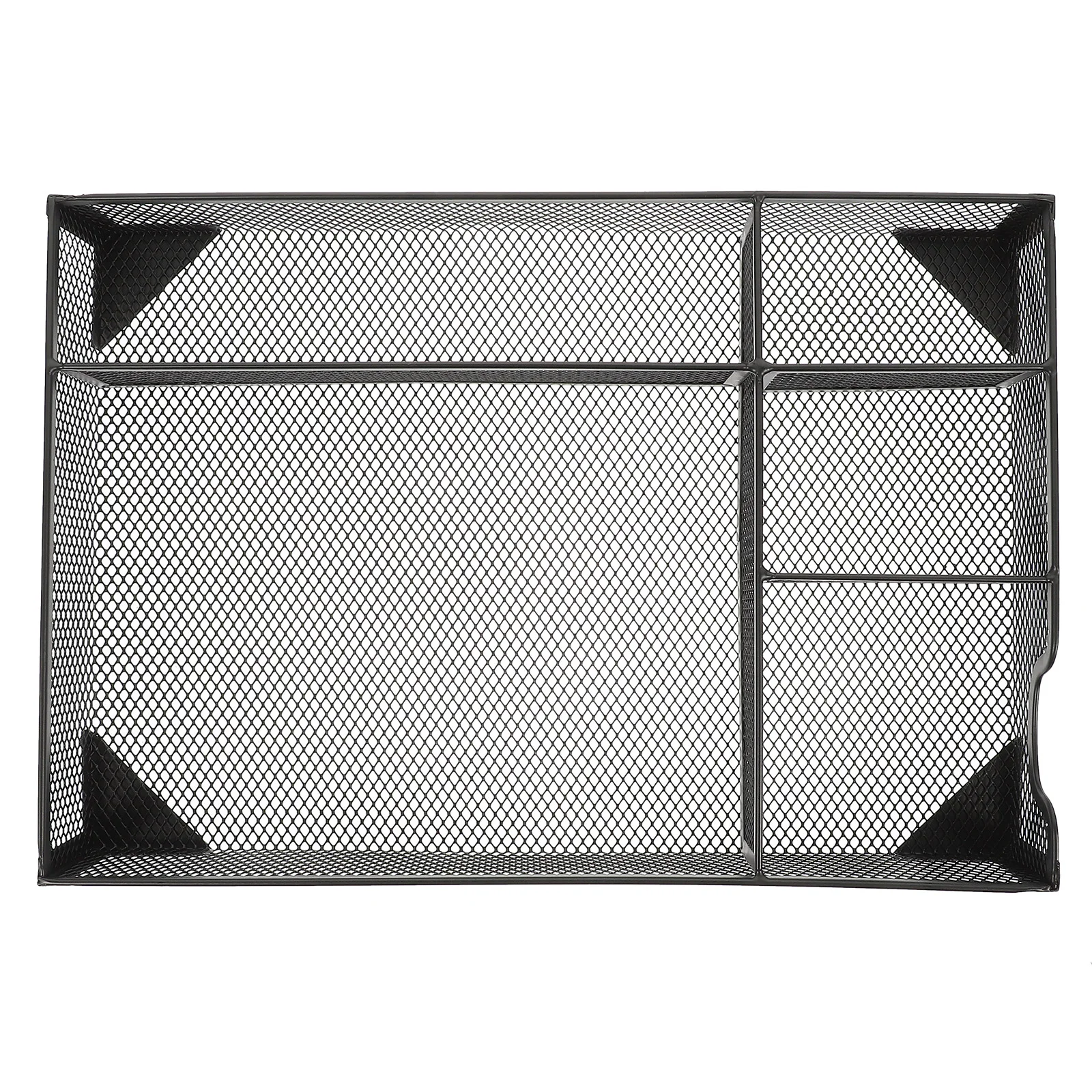 

Metal File Organizer Documents Organizer Office Mesh Magazine Holder Mesh Large File Storage Basket
