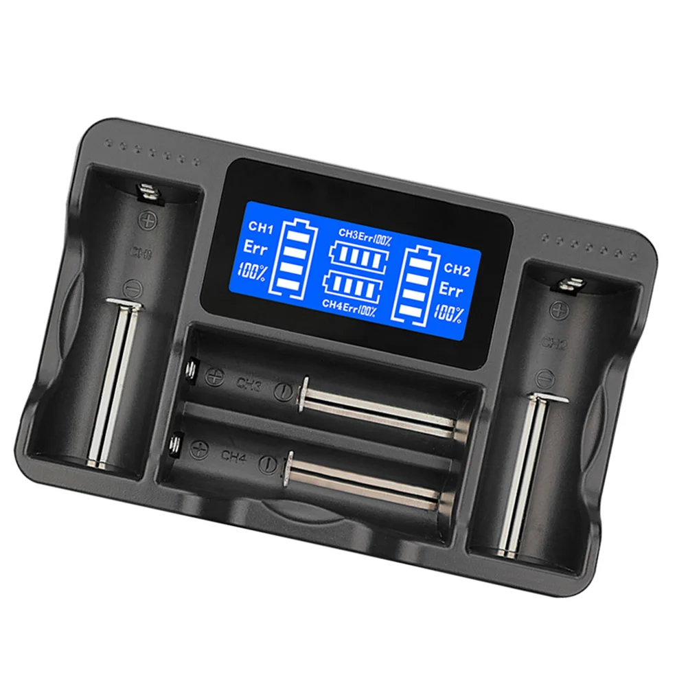 

1pc Smart 4 Slots Safely Use Compatible LCD Display for Rechargeable Hydrogen