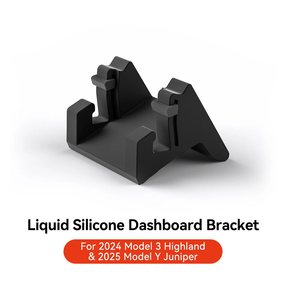 

YZ для Tesla Model 3 Y Highland Juniper2021-2025 жидкий силиконовый резиновый автомобильный держатель для телефона без следов, клипса для вентиляционного отверстия приборной панели