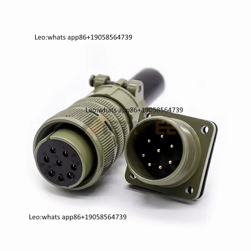 Фото MS3106A20-7S MS3102A20-7P SAE-AS50151 8-контактный разъем MS3102A MS3106A MIL, типоразмер 13A, 16 контактов, класс обслуживания D/A, паяные гнезда. №1