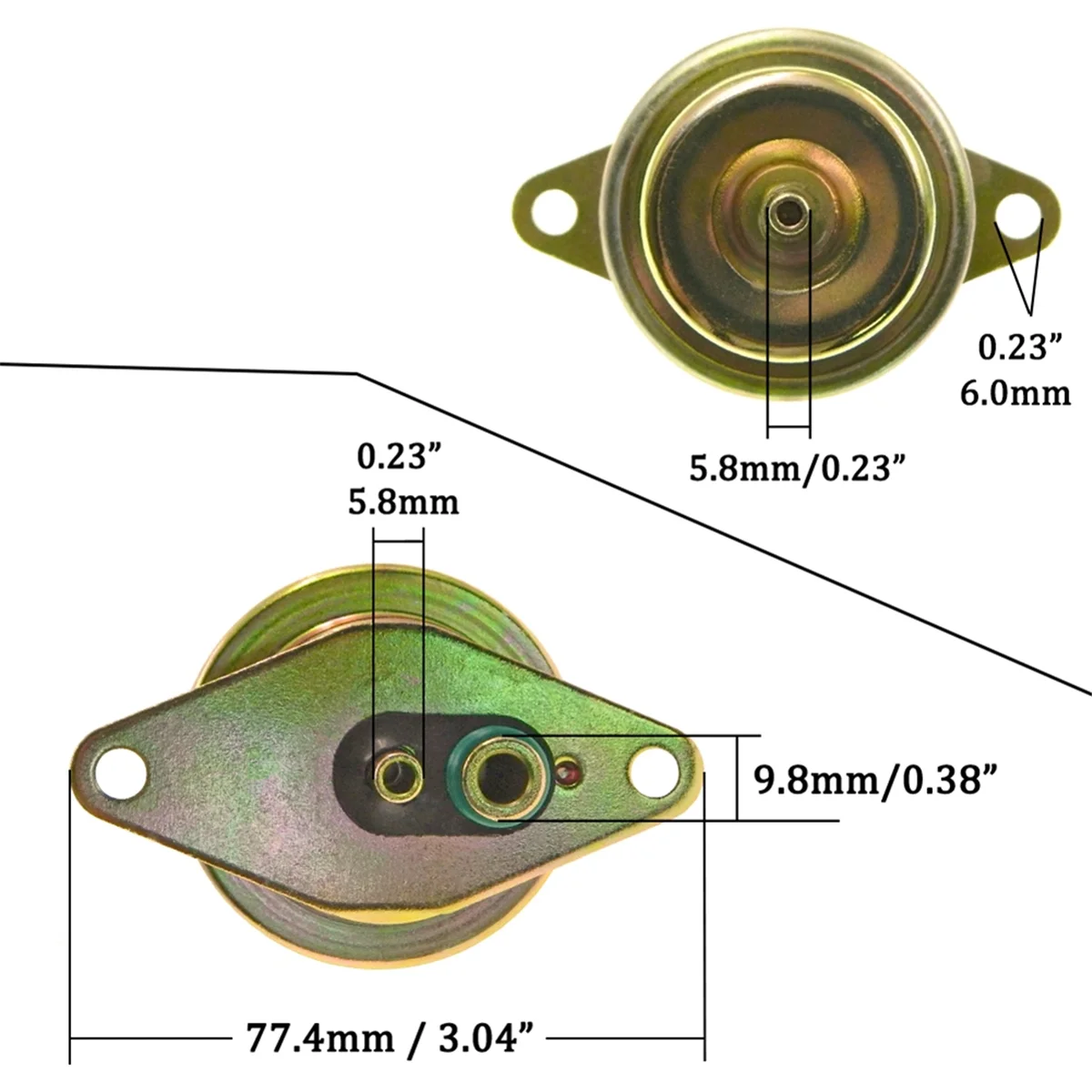 Регулятор давления впрыска топлива для Ford Mercury Lincoln Escort 94+ 2C3Z9C968BA F4SZ9C968A ZZM 113280 FP10049